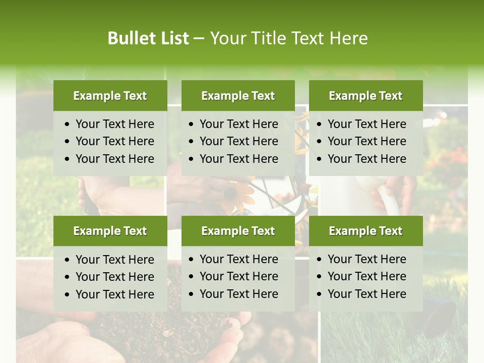 Colorful Spring Land PowerPoint Template