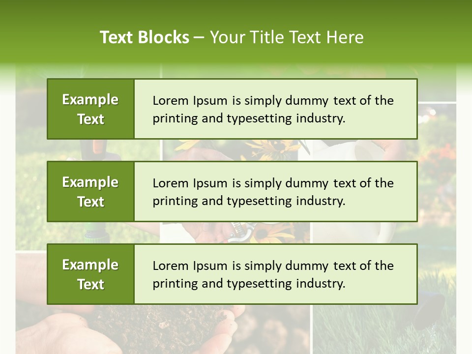 Colorful Spring Land PowerPoint Template