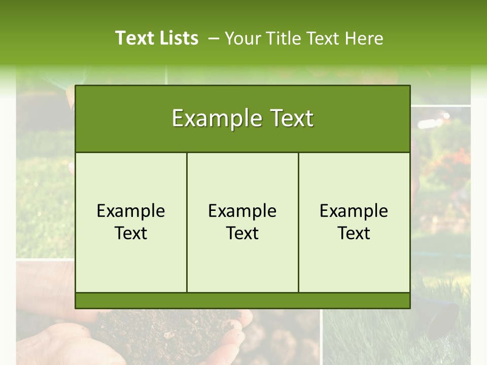 Colorful Spring Land PowerPoint Template