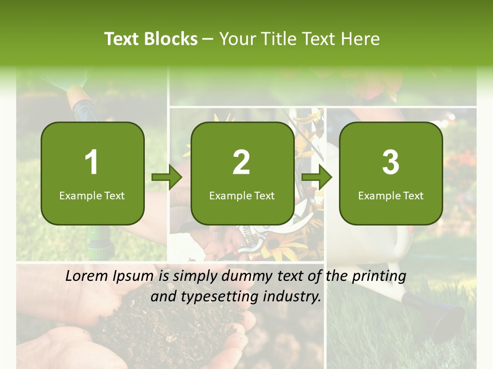 Colorful Spring Land PowerPoint Template