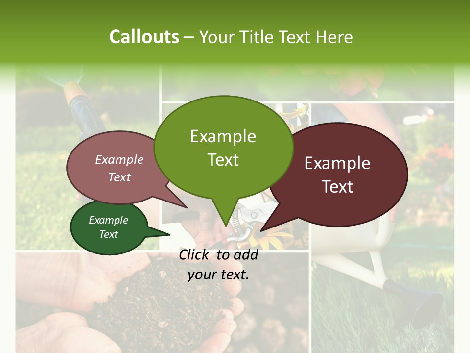 Colorful Spring Land PowerPoint Template