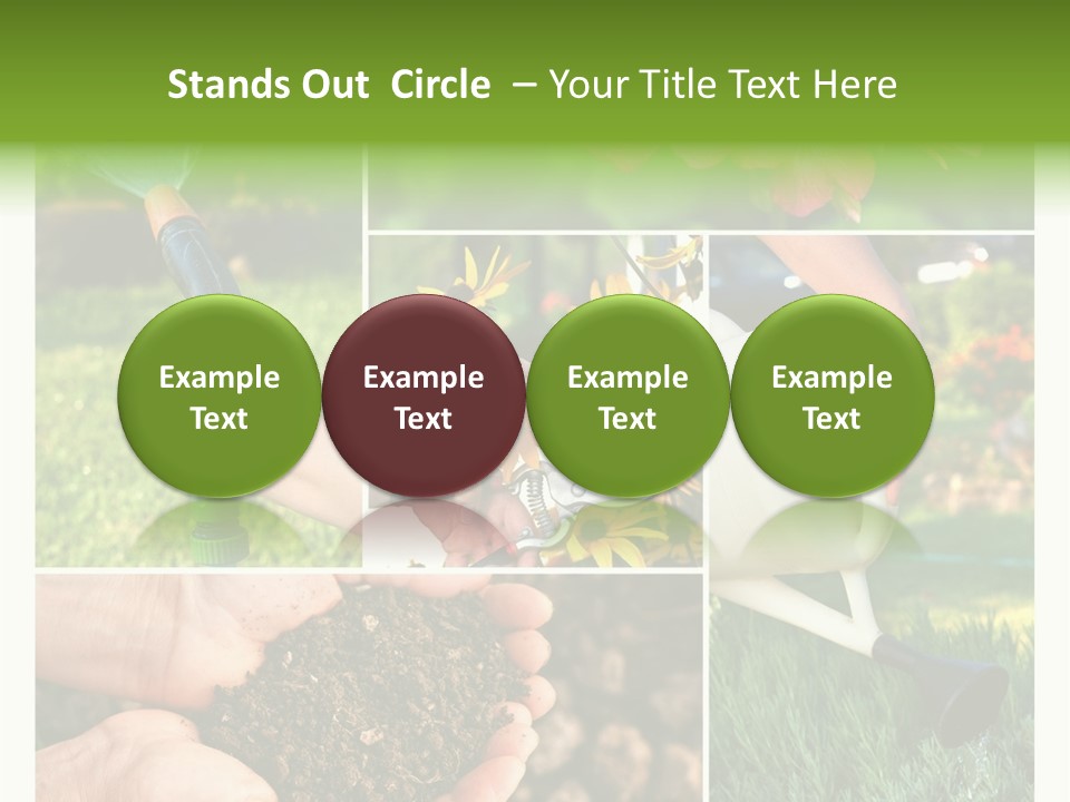Colorful Spring Land PowerPoint Template