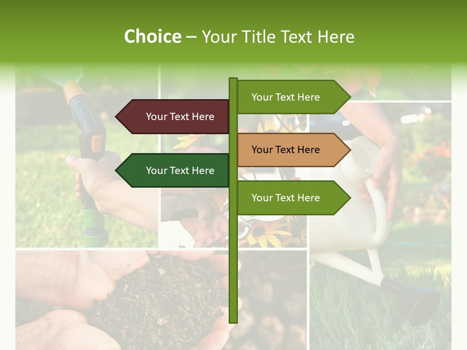 Colorful Spring Land PowerPoint Template