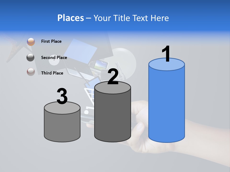 Phone Closeup Buy Online PowerPoint Template