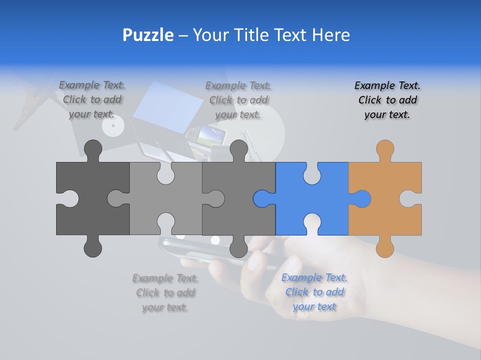 Phone Closeup Buy Online PowerPoint Template