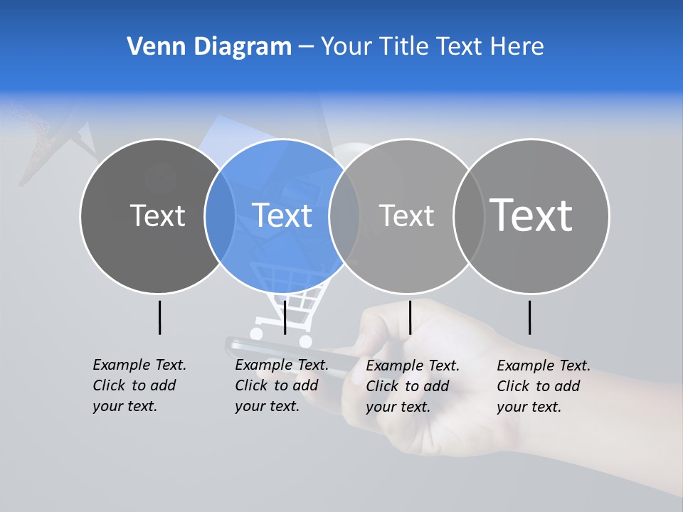 Phone Closeup Buy Online PowerPoint Template