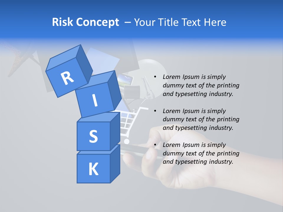 Phone Closeup Buy Online PowerPoint Template