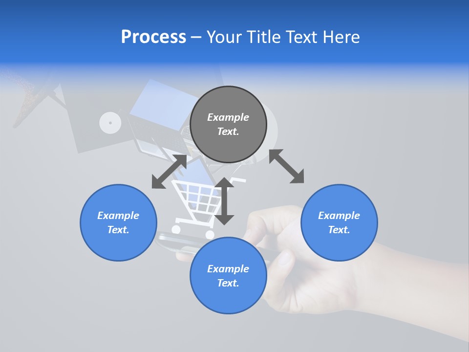 Phone Closeup Buy Online PowerPoint Template