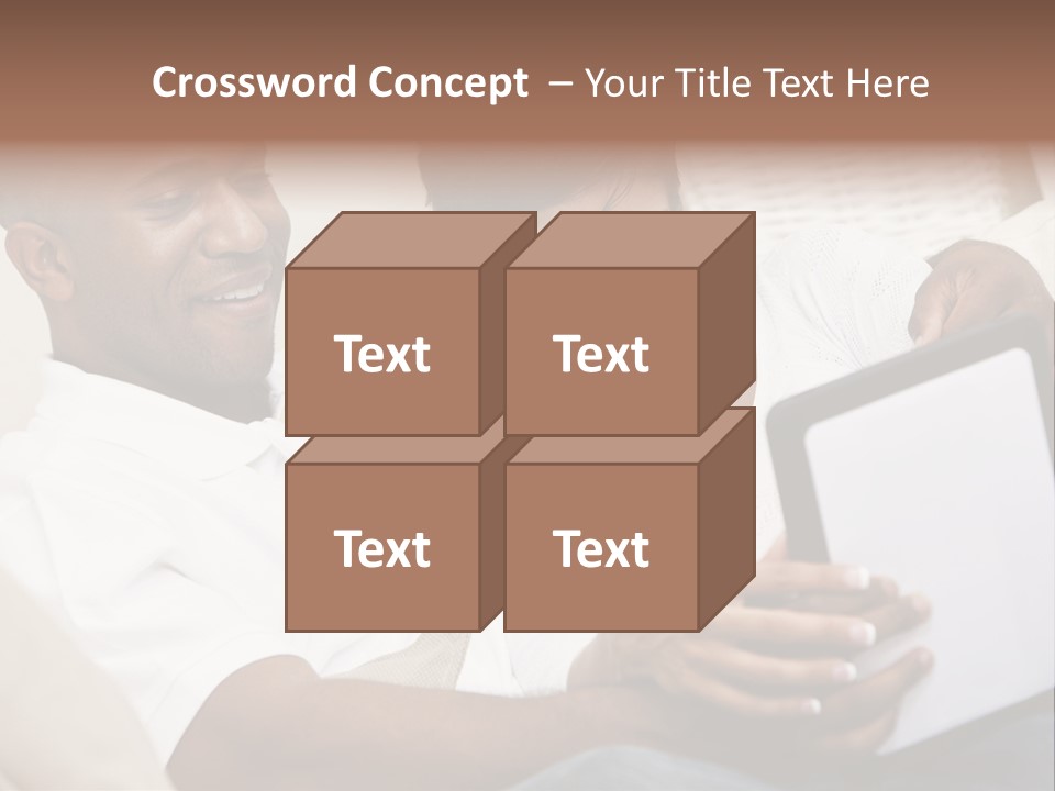 Communication Computer Black PowerPoint Template