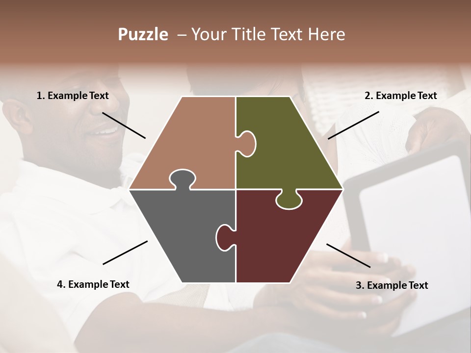 Communication Computer Black PowerPoint Template