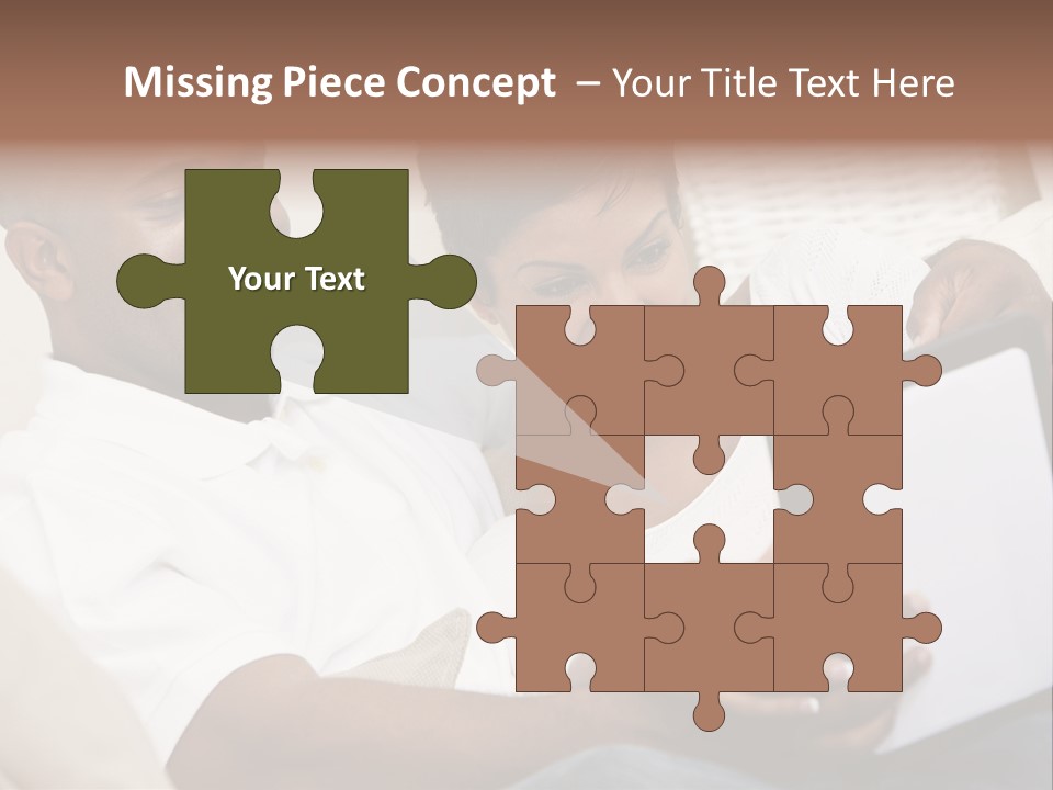 Communication Computer Black PowerPoint Template