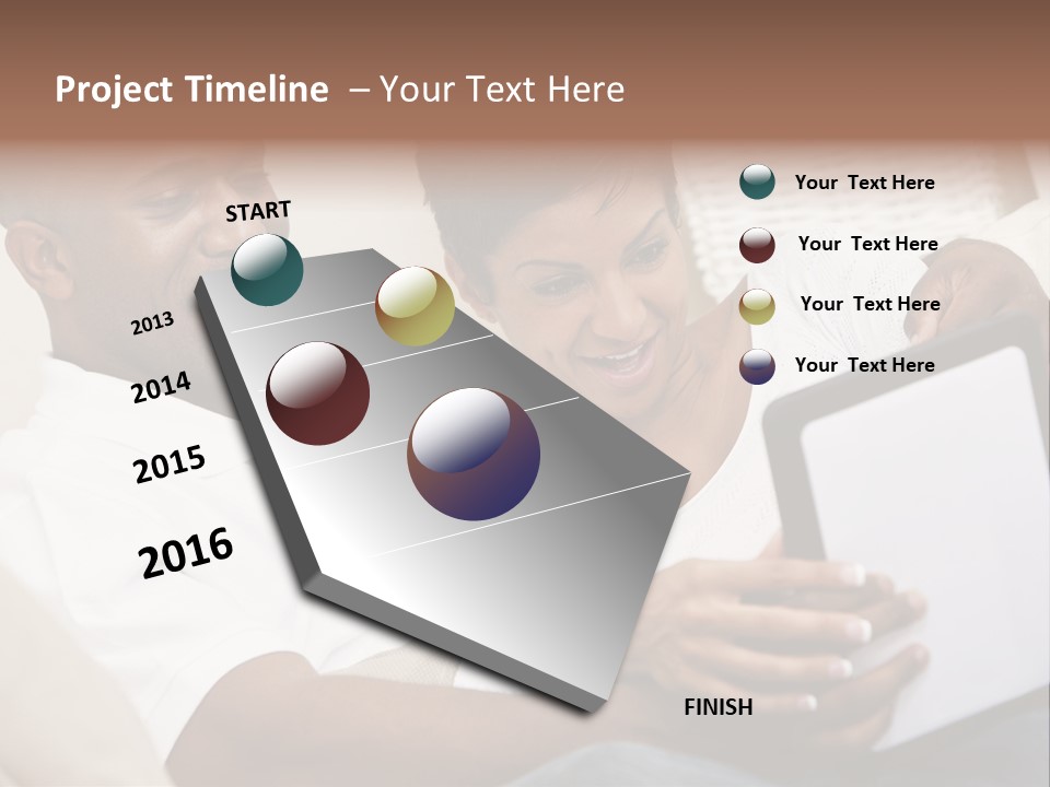 Communication Computer Black PowerPoint Template