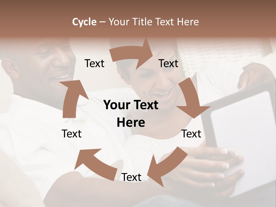 Communication Computer Black PowerPoint Template