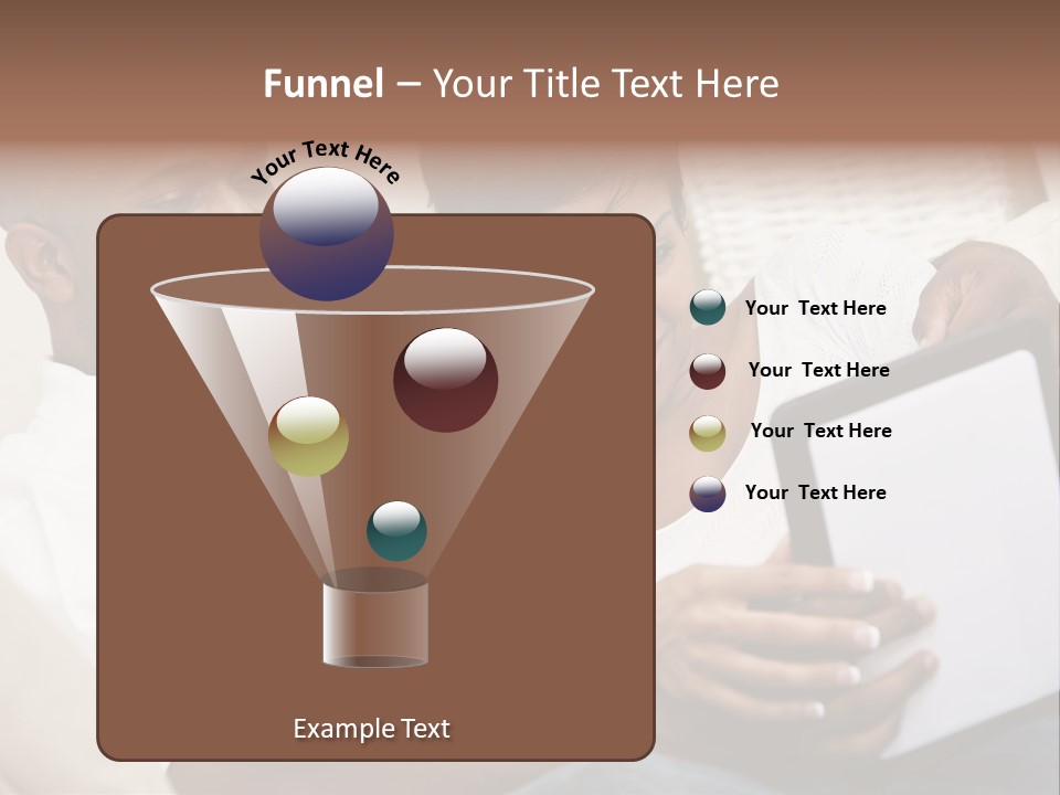 Communication Computer Black PowerPoint Template