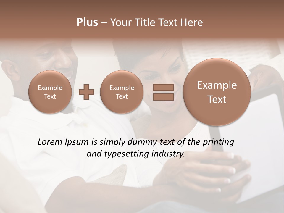 Communication Computer Black PowerPoint Template