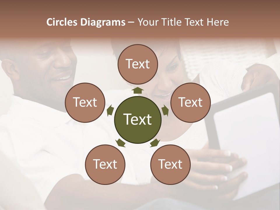 Communication Computer Black PowerPoint Template