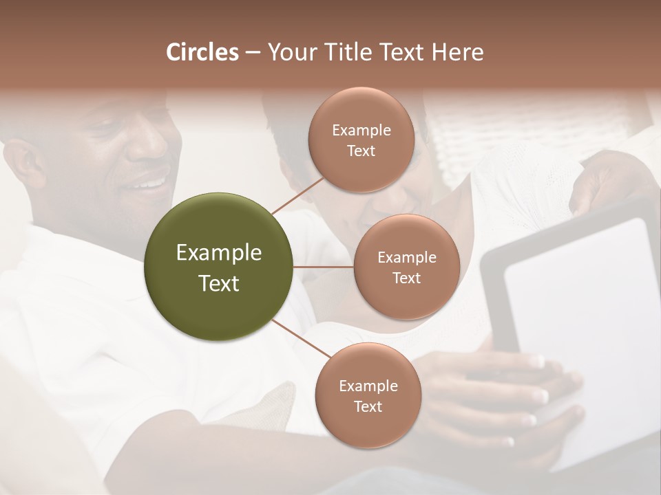 Communication Computer Black PowerPoint Template