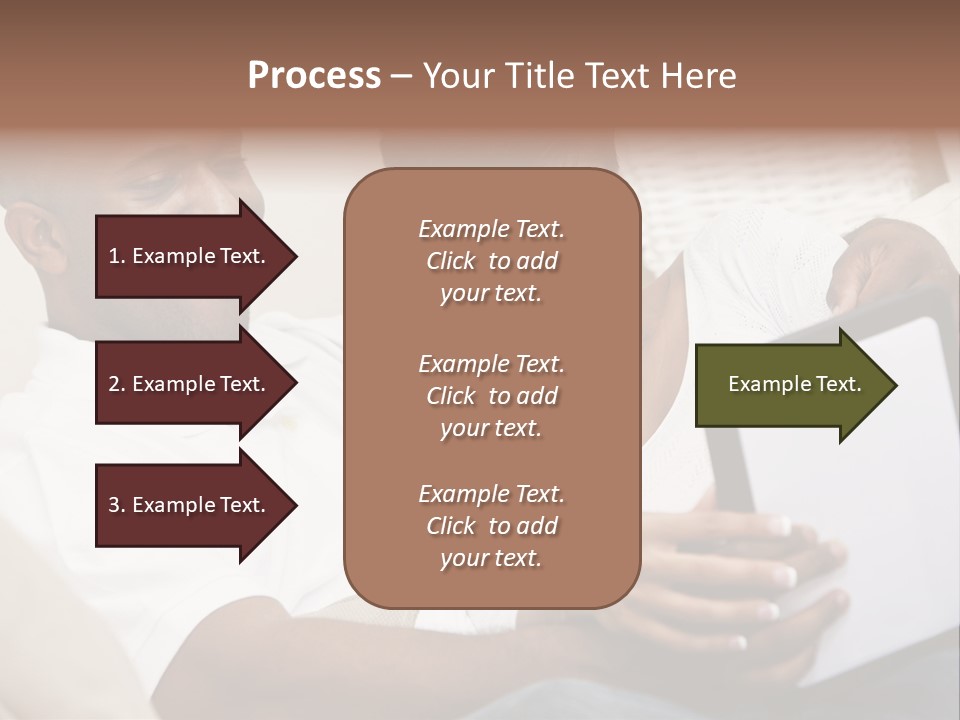 Communication Computer Black PowerPoint Template