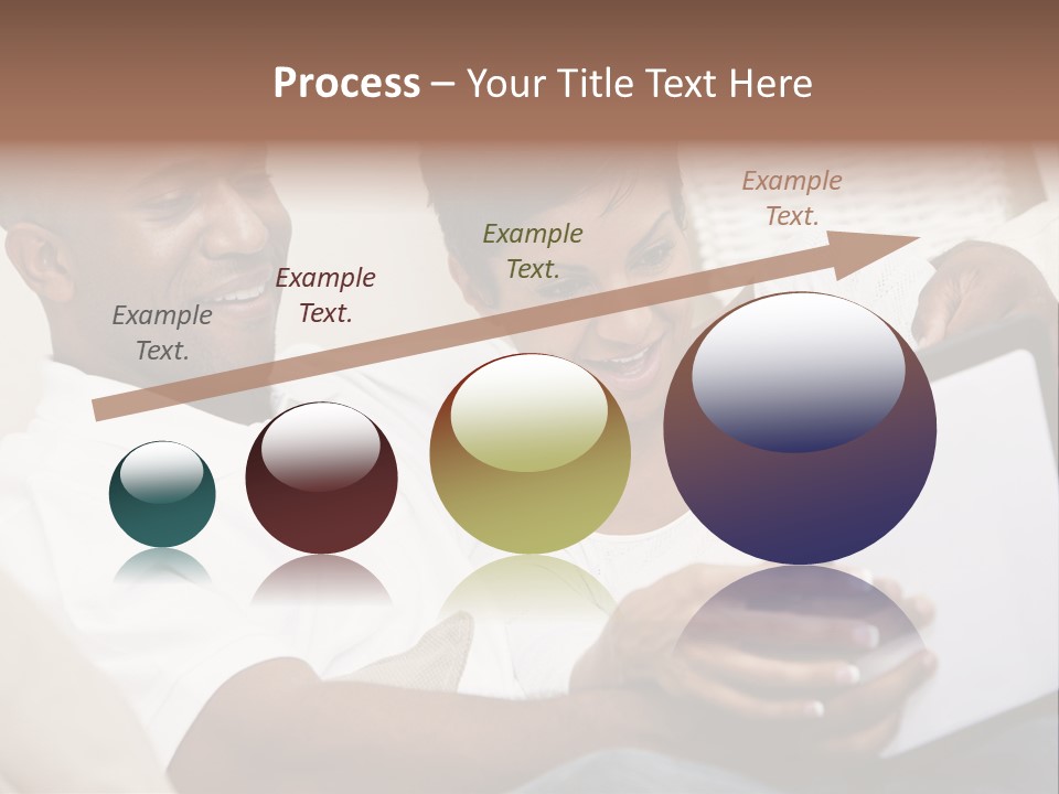 Communication Computer Black PowerPoint Template