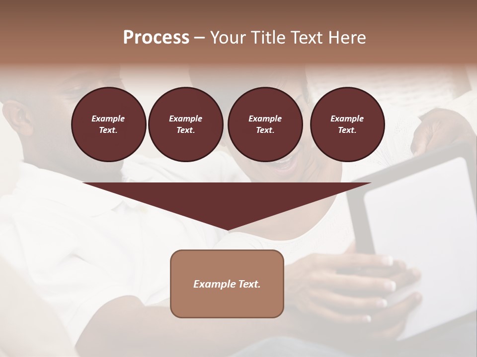 Communication Computer Black PowerPoint Template