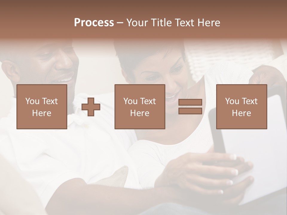 Communication Computer Black PowerPoint Template