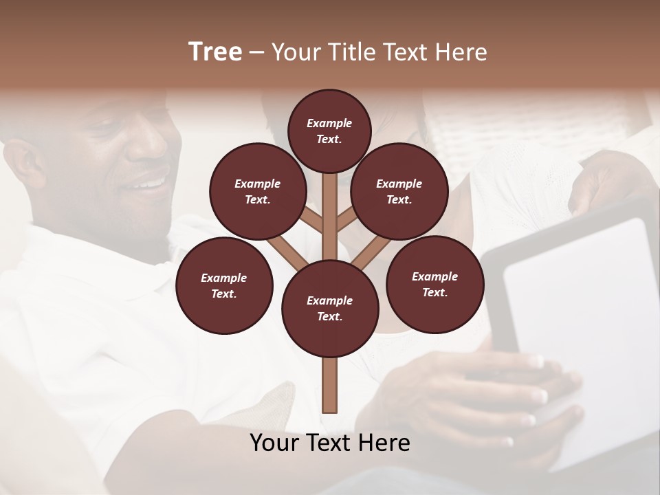 Communication Computer Black PowerPoint Template
