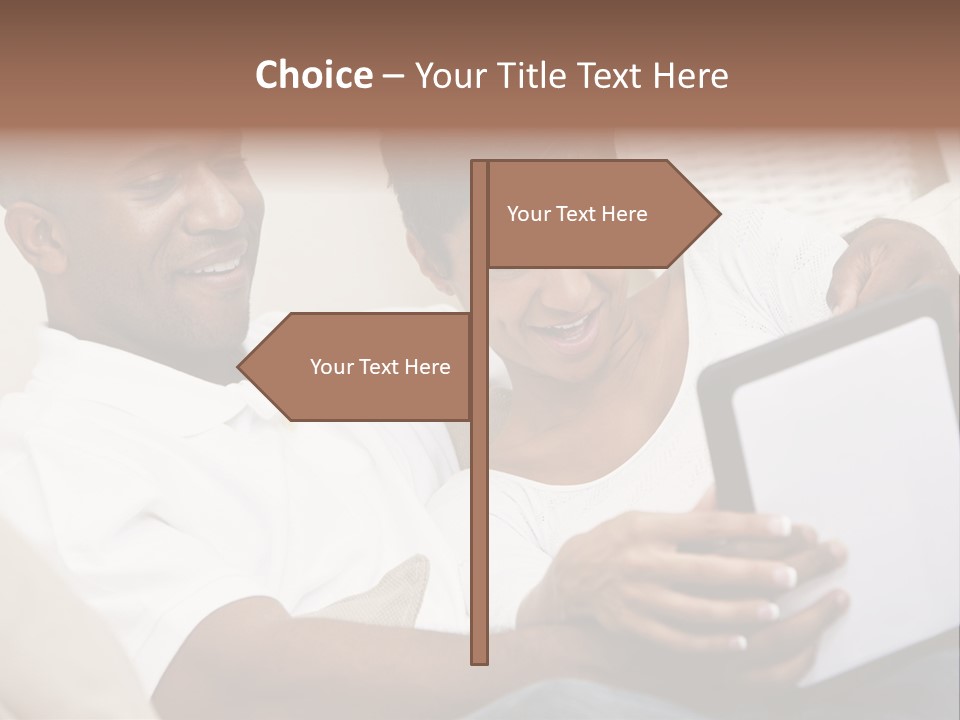 Communication Computer Black PowerPoint Template