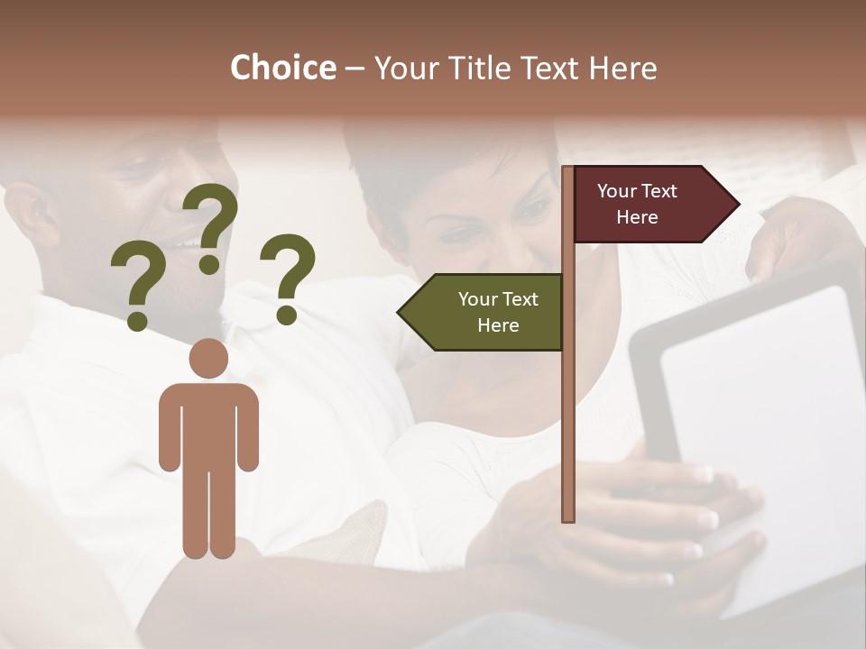 Communication Computer Black PowerPoint Template