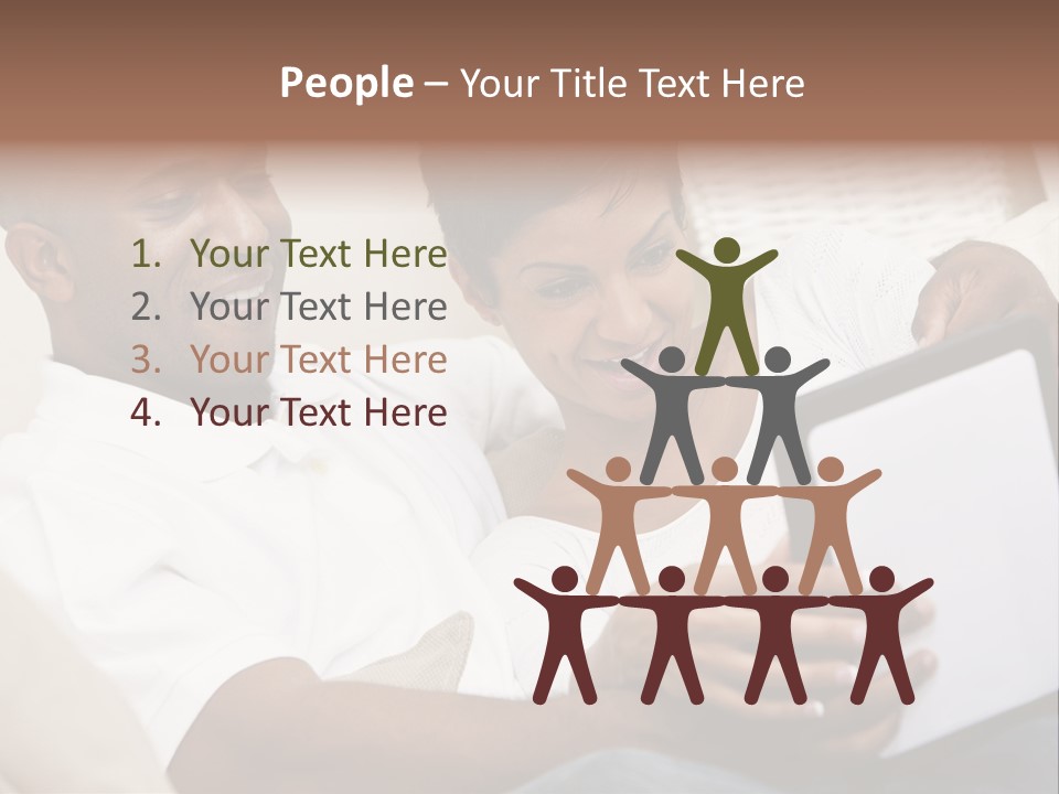 Communication Computer Black PowerPoint Template