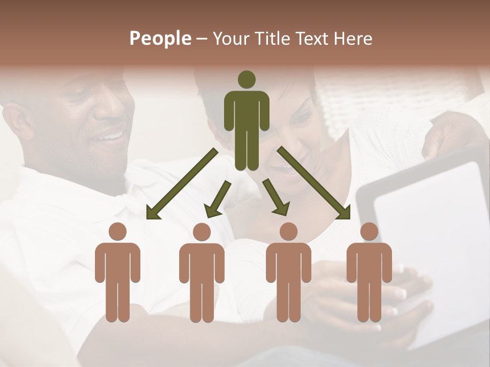 Communication Computer Black PowerPoint Template