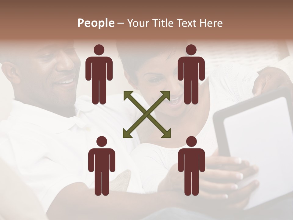 Communication Computer Black PowerPoint Template