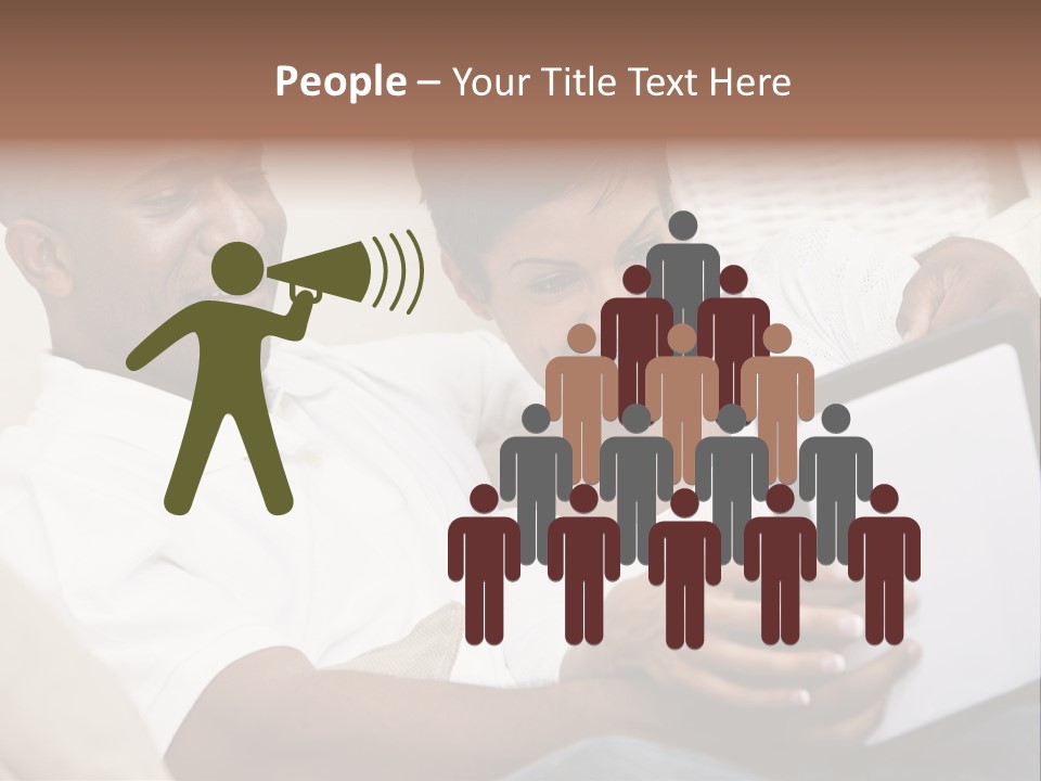 Communication Computer Black PowerPoint Template