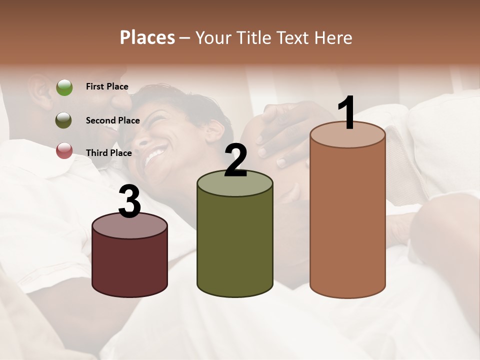 Wife Date Short Hair PowerPoint Template