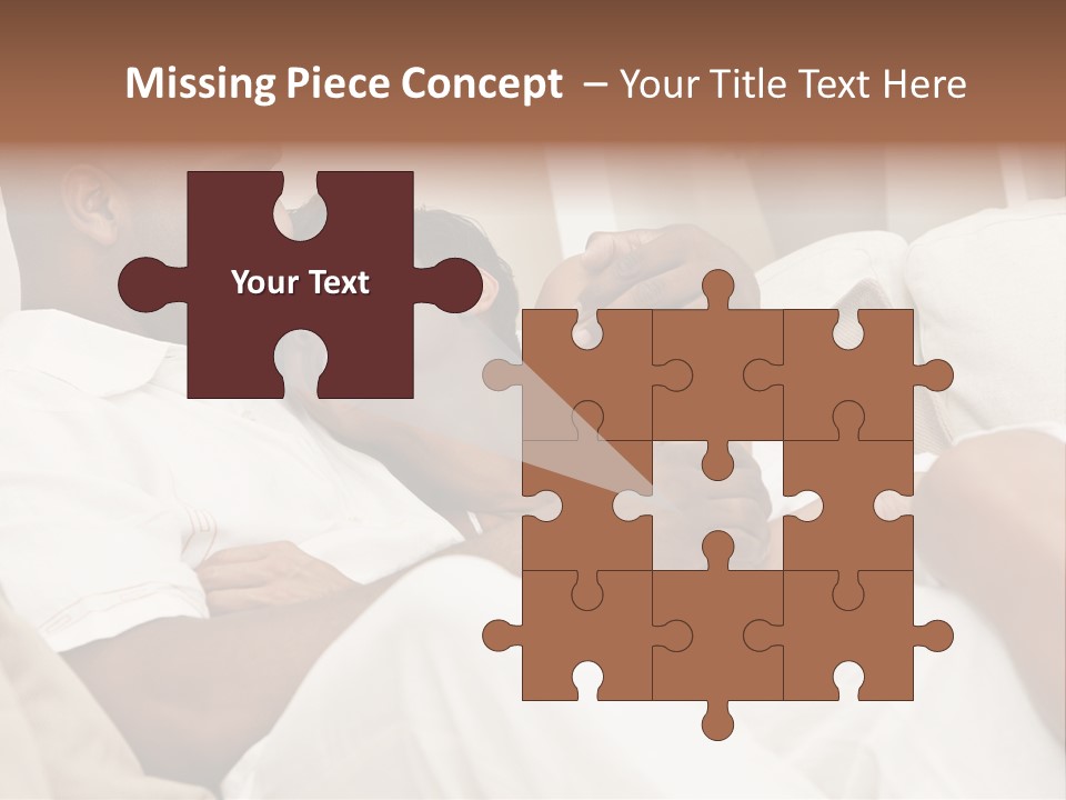 Wife Date Short Hair PowerPoint Template