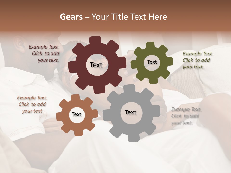 Wife Date Short Hair PowerPoint Template