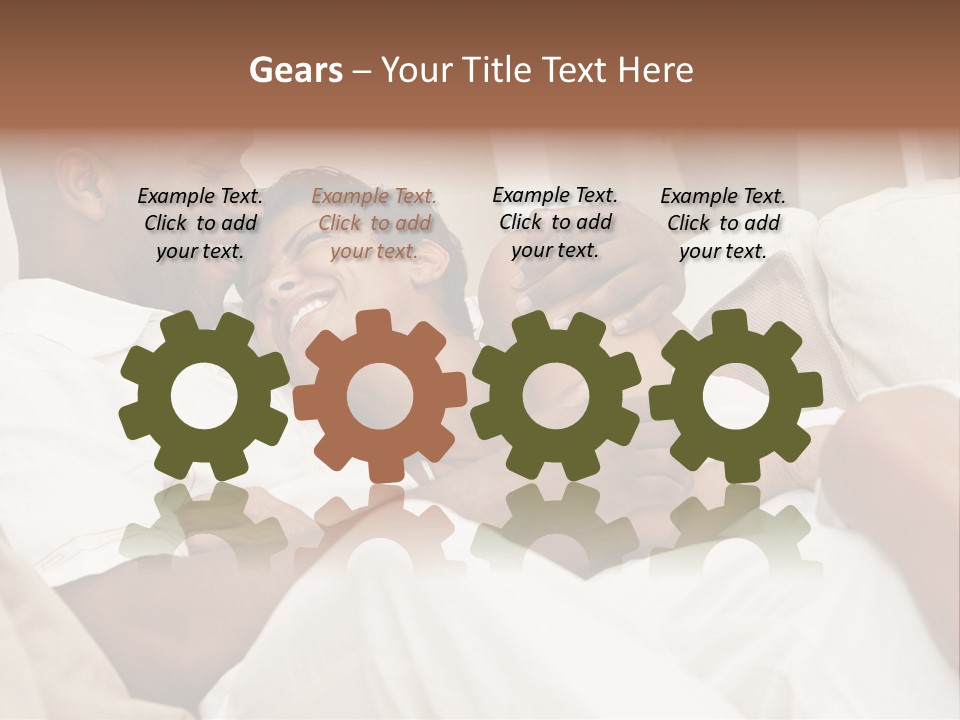 Wife Date Short Hair PowerPoint Template