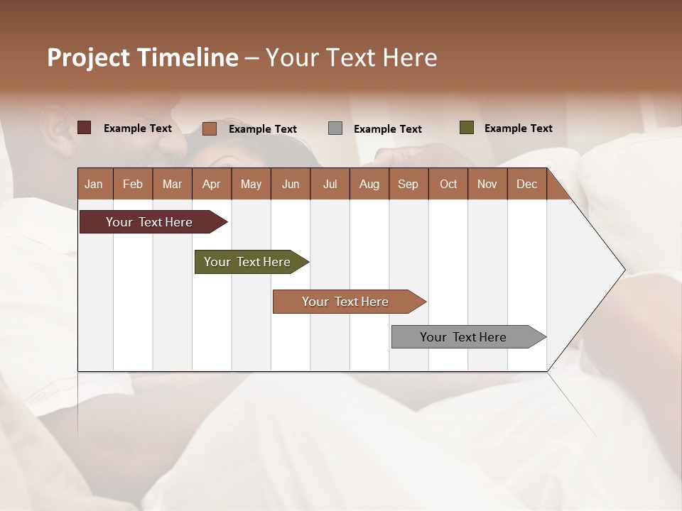 Wife Date Short Hair PowerPoint Template