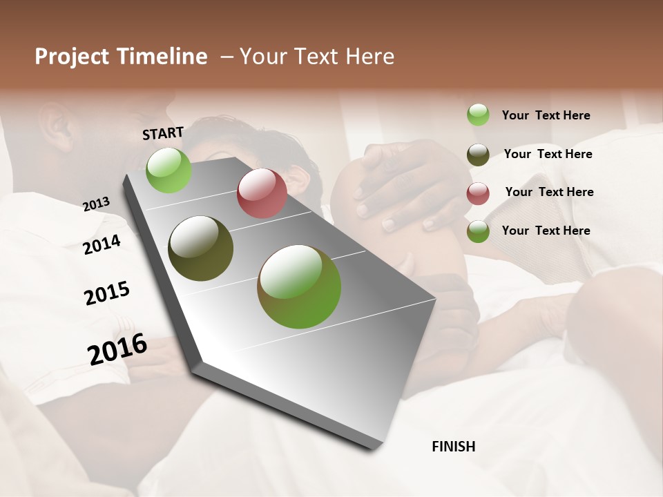 Wife Date Short Hair PowerPoint Template