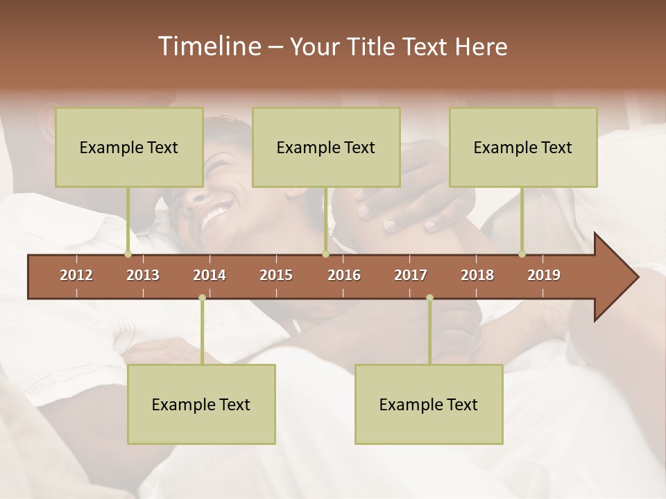 Wife Date Short Hair PowerPoint Template