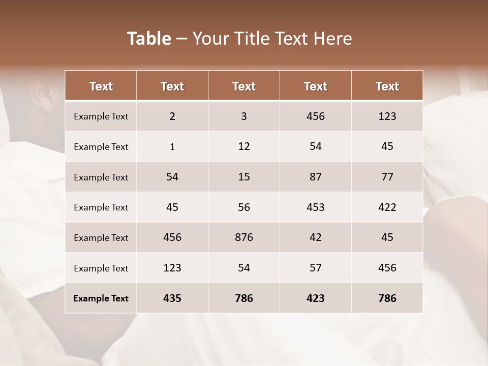 Wife Date Short Hair PowerPoint Template