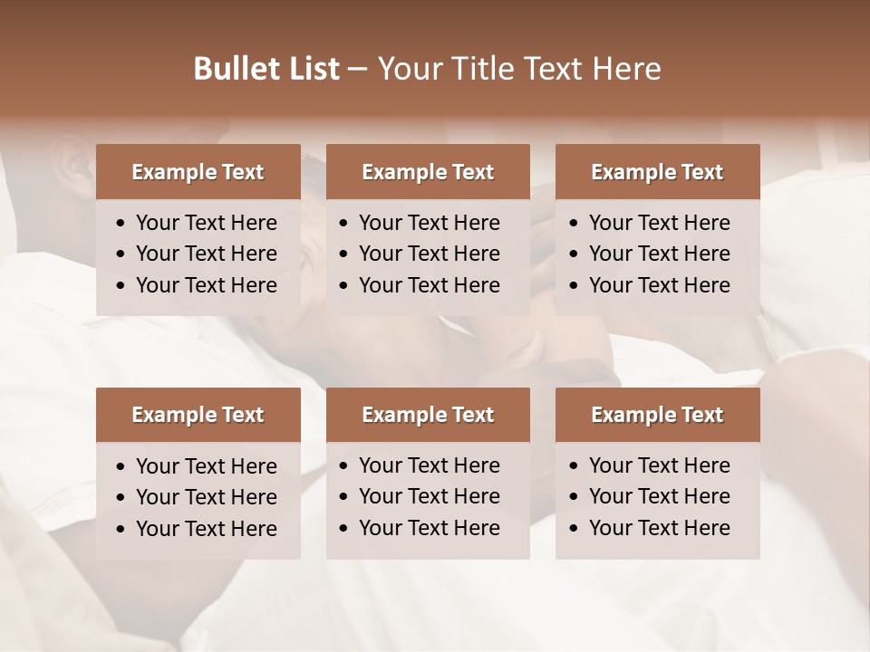 Wife Date Short Hair PowerPoint Template