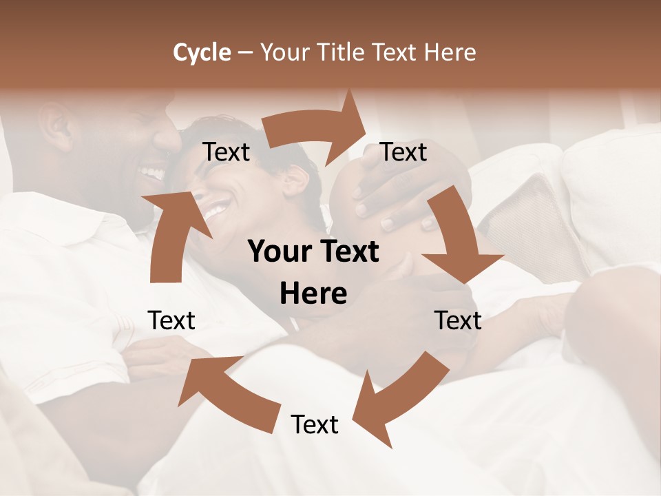 Wife Date Short Hair PowerPoint Template