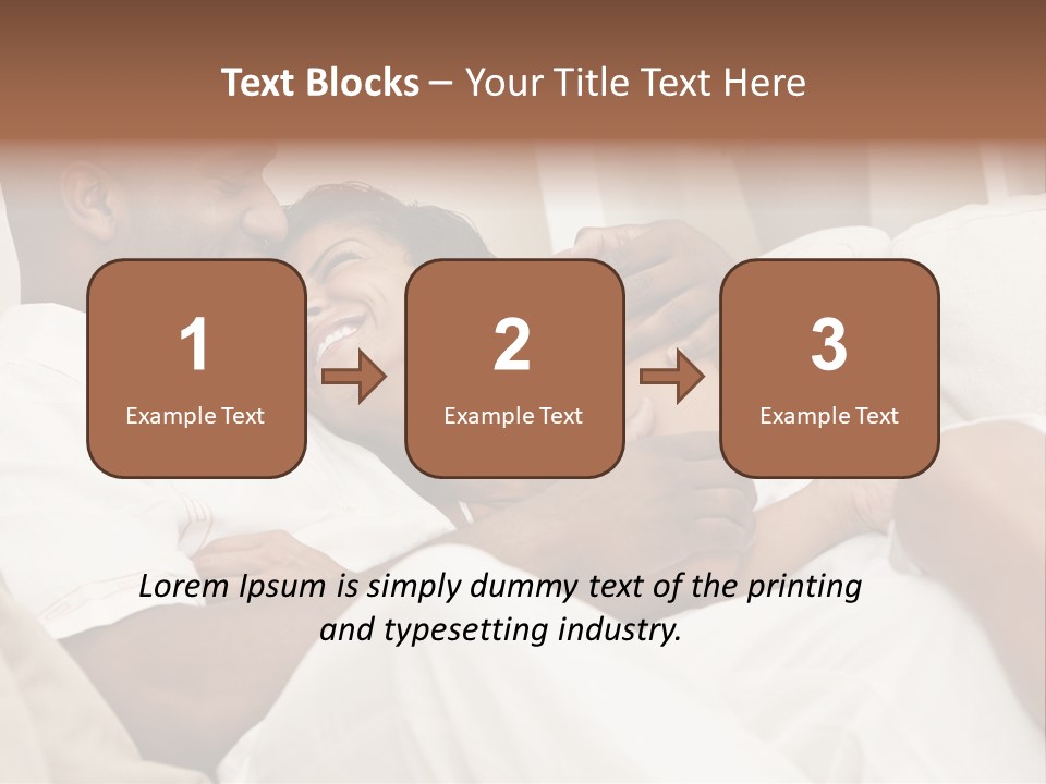 Wife Date Short Hair PowerPoint Template