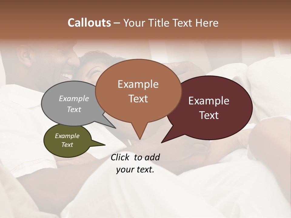 Wife Date Short Hair PowerPoint Template