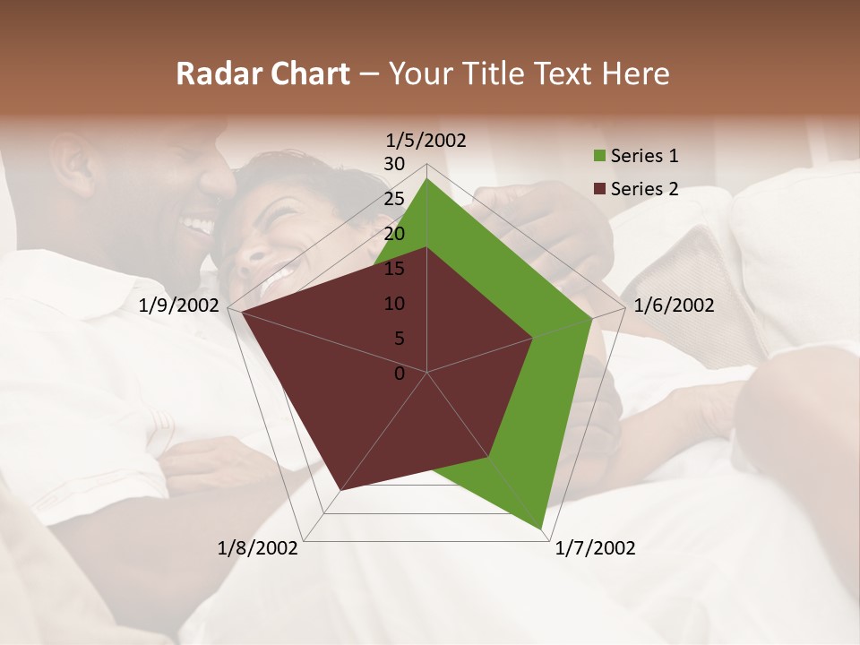 Wife Date Short Hair PowerPoint Template