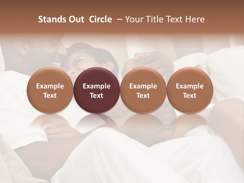 Wife Date Short Hair PowerPoint Template