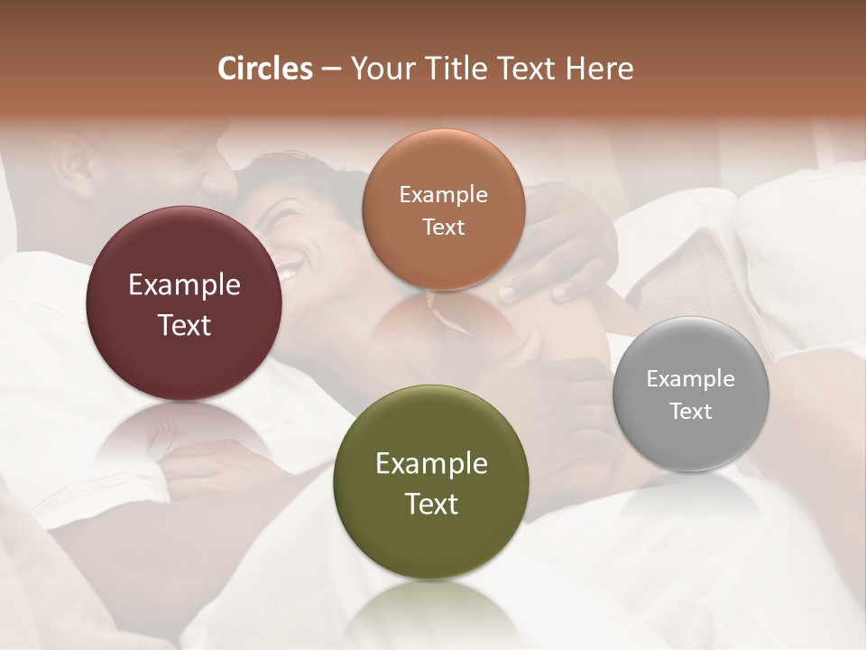 Wife Date Short Hair PowerPoint Template