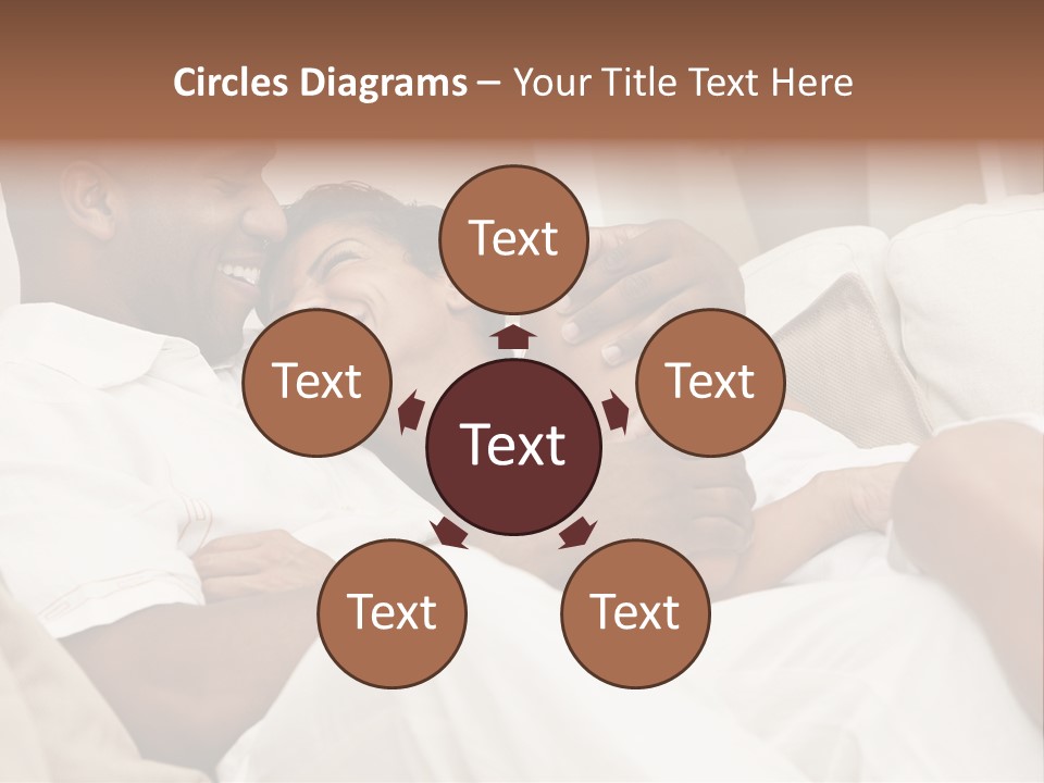 Wife Date Short Hair PowerPoint Template