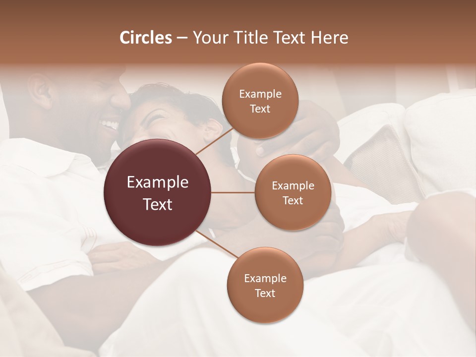 Wife Date Short Hair PowerPoint Template