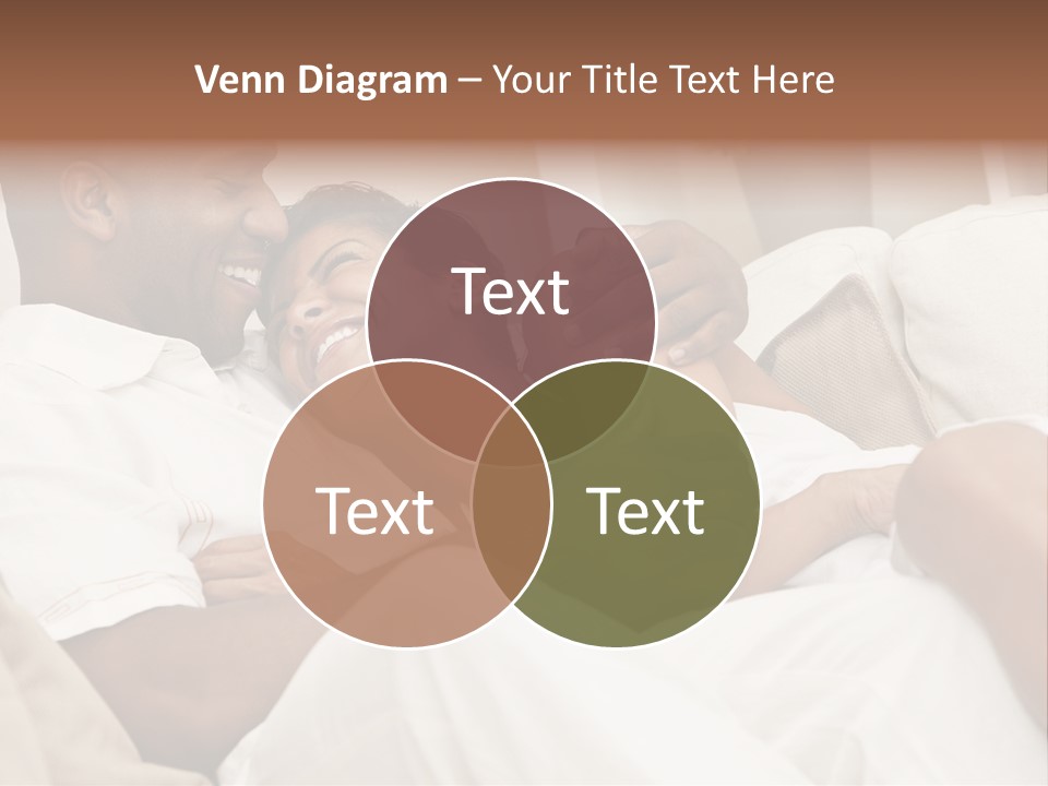 Wife Date Short Hair PowerPoint Template